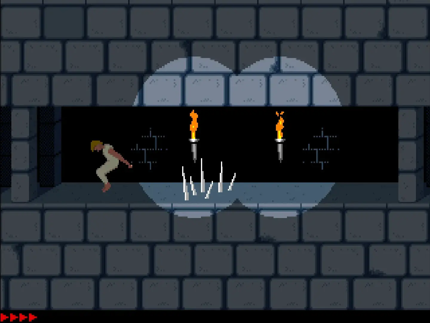 Hop, țop, peste țepi sar cu noroc. Hop, țop, peste țepi sar cu noroc.